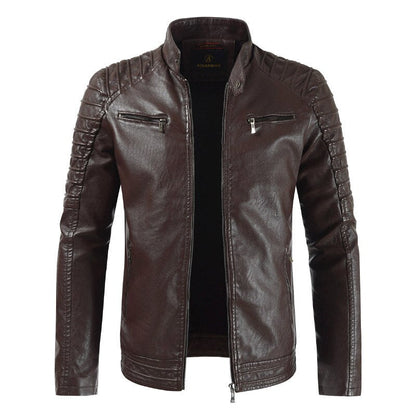 Veste de Moto Homme Vintage en Cuir - Élégance et Confort