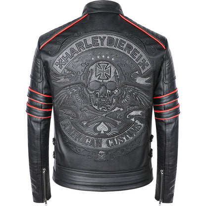 Veste De Moto Tissu Vintage