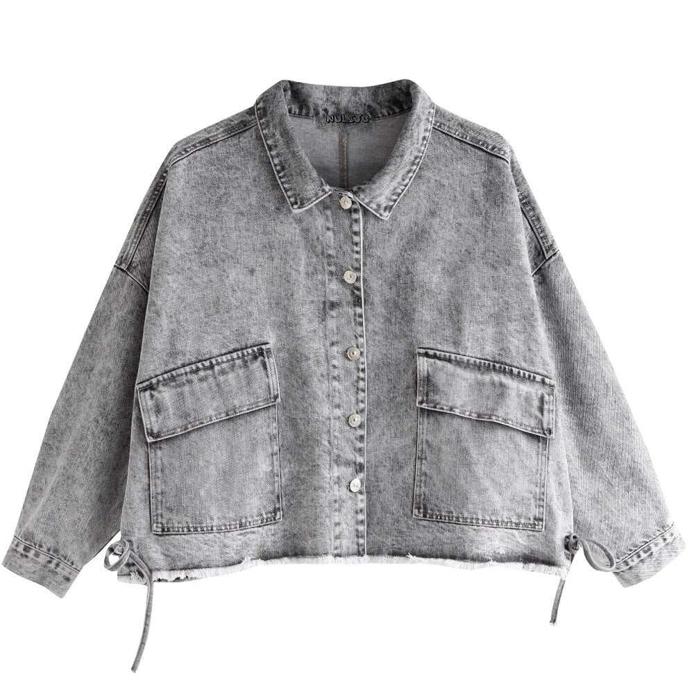 Veste en Jean Vintage pour Fille - Élégance Décontractée