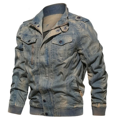 Veste En Jean Vintage Délavée Homme