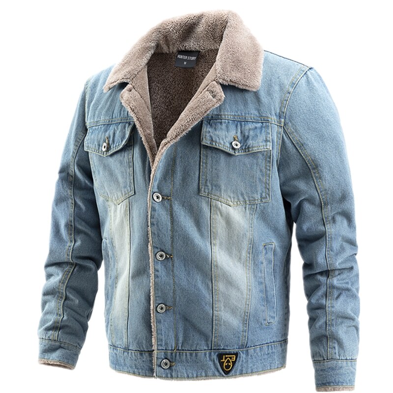 Veste En Jean Vintage Look