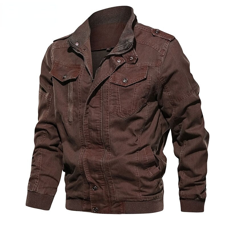 Veste Grise Vintage en Jean pour Homme