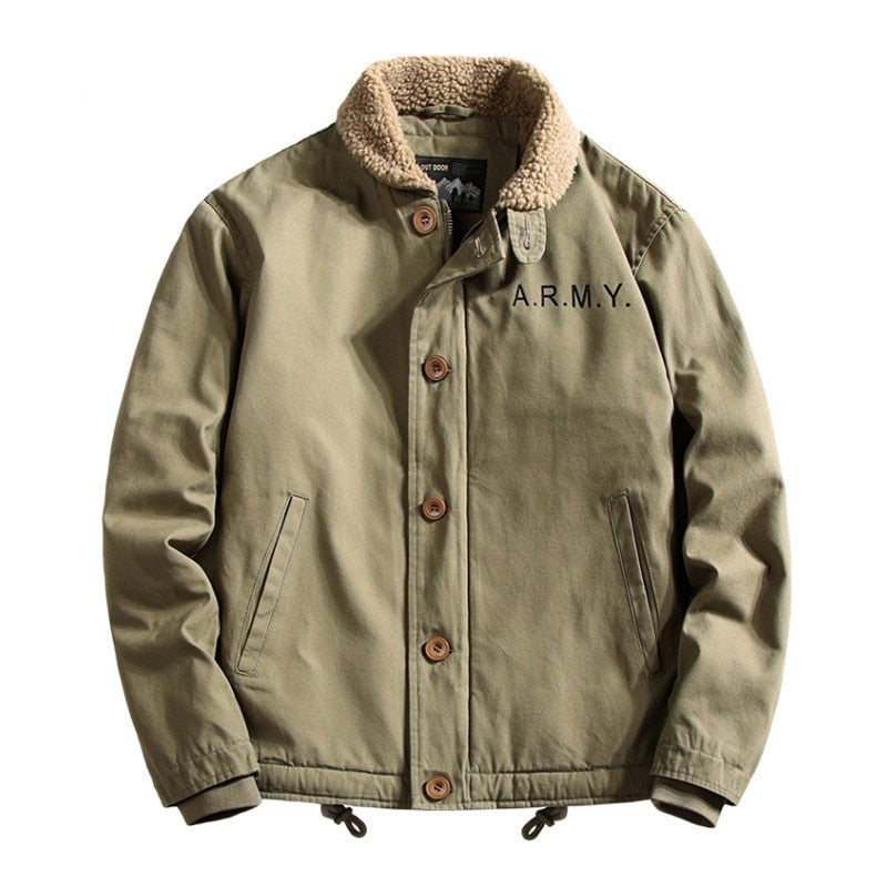 Veste Militaire Vintage Années 80 en Coton