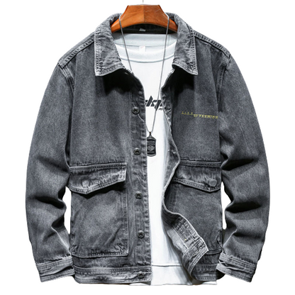 Veste en Jean Vintage pour Homme - Style Rétro Élégant