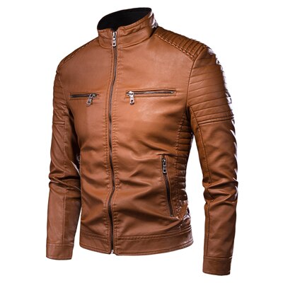 Veste Motard Homme Vintage