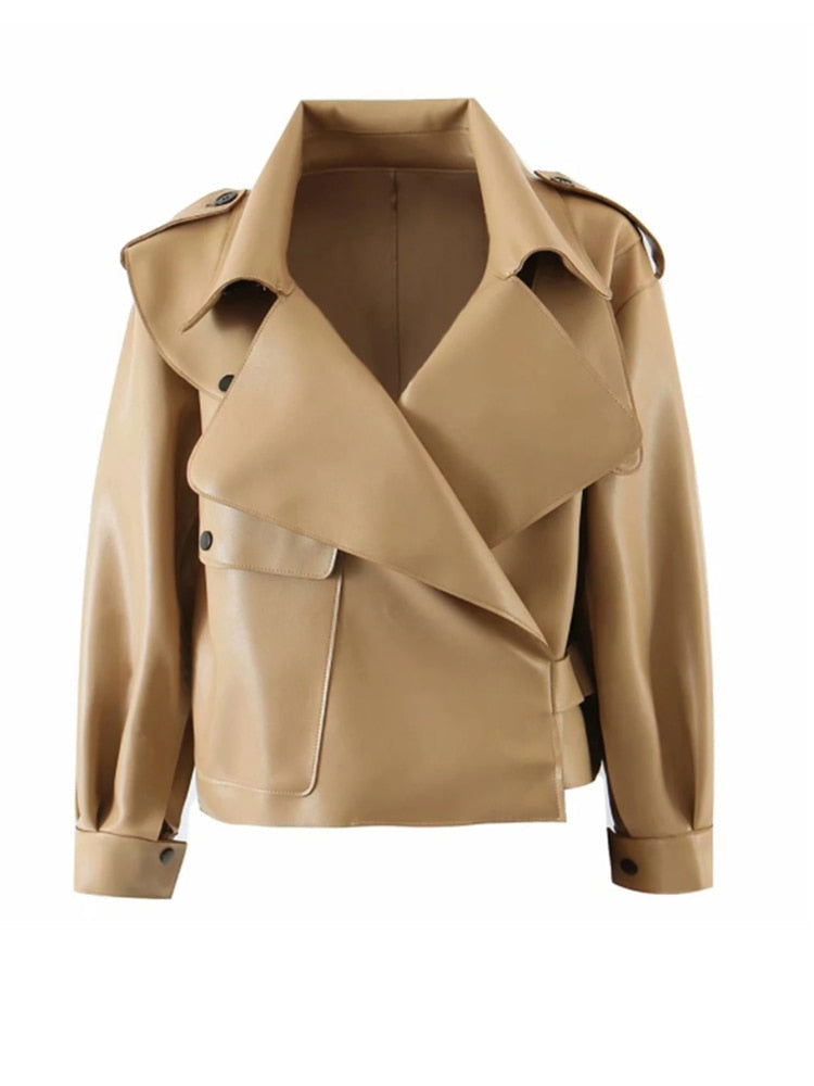 Veste Moto Cuir Femme Vintage