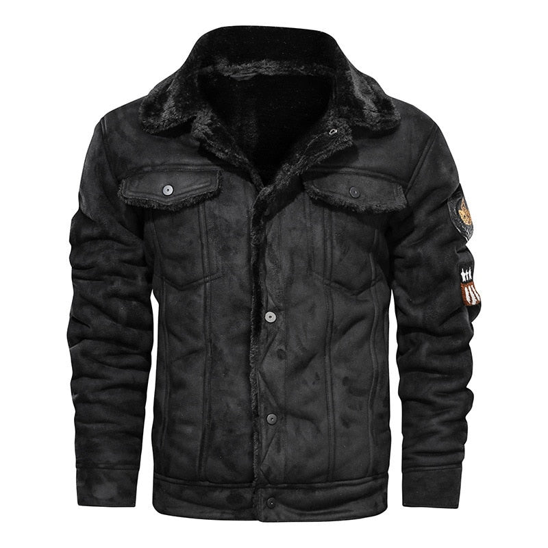 Veste Moto Cuir Homme Vintage