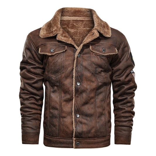 Veste Moto Cuir Homme Vintage - Style Rétro et Sécurité Optimal