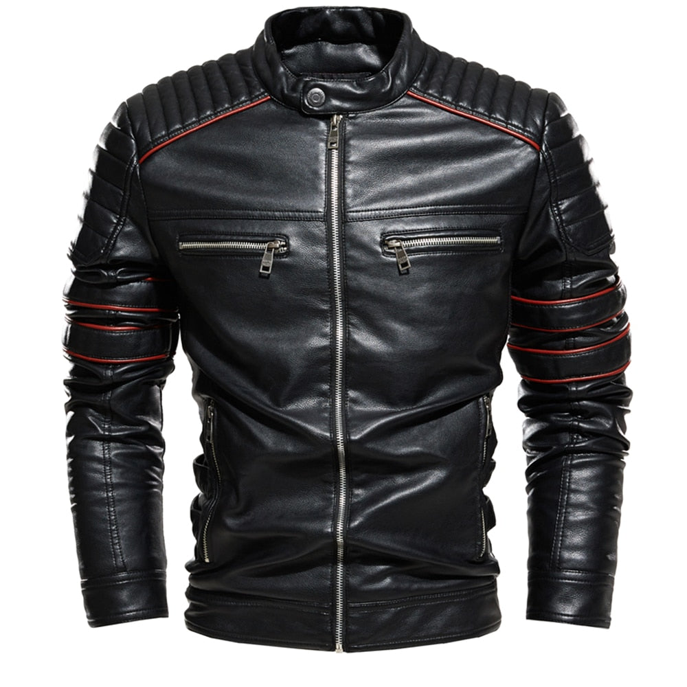 Veste Moto Homme Style Vintage