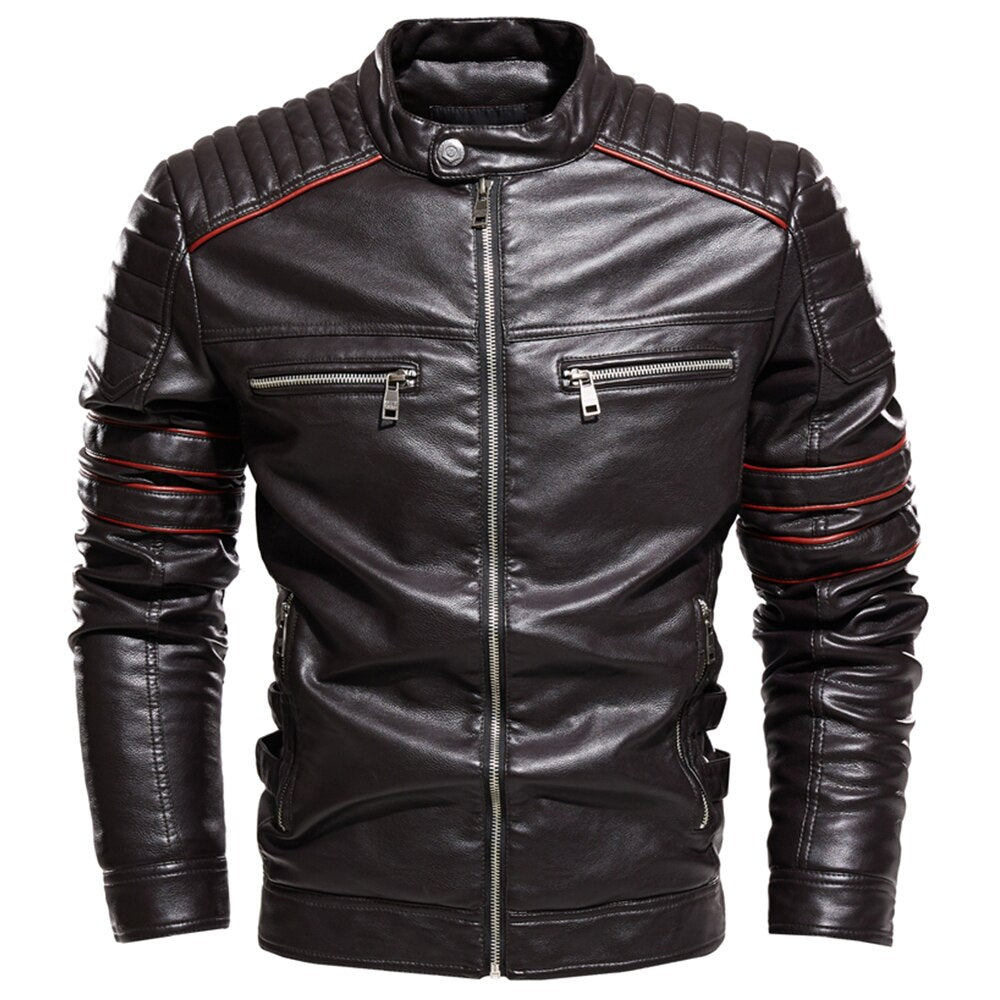 Veste Moto Homme Style Vintage