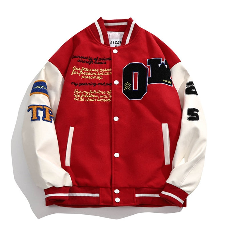 Veste Vintage Baseball Style All American