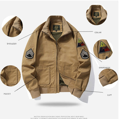 Veste Vintage Home - Élégance Militaire Décontractée