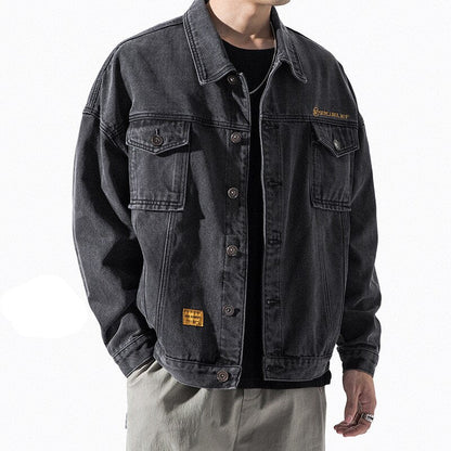 Veste Vintage Homme Oversize en Jean Abordable