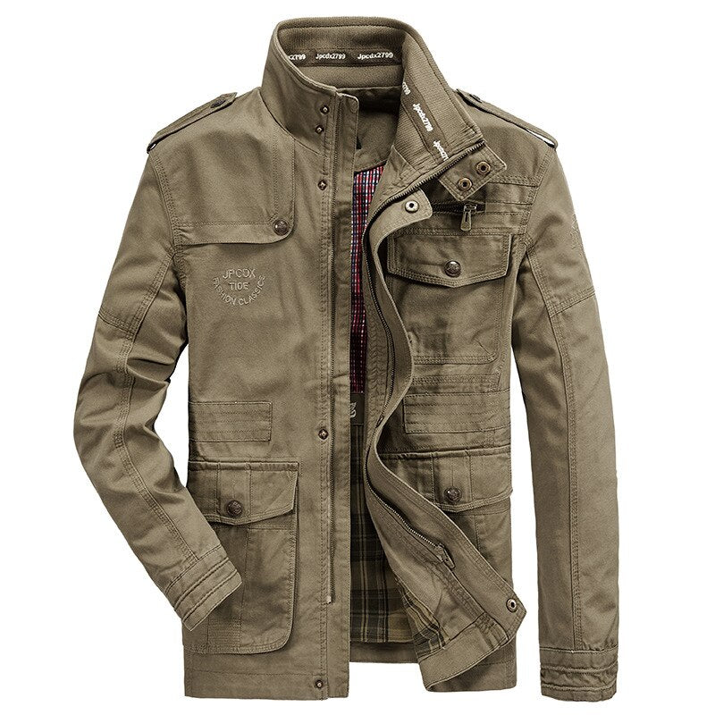 Veste Vintage Homme Style Militaire