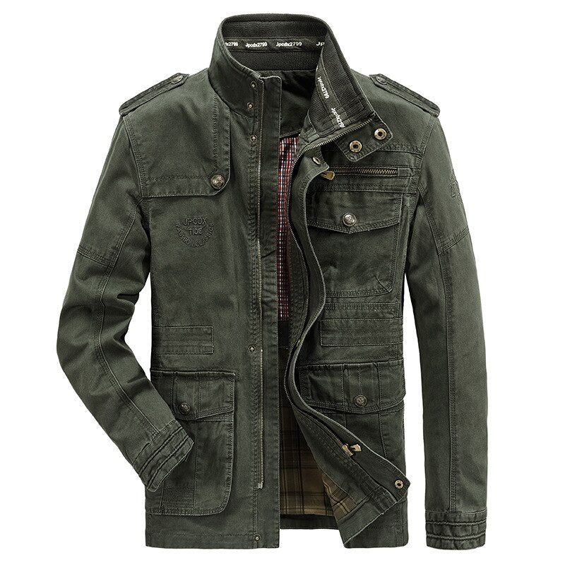 Veste Vintage Homme Style Militaire