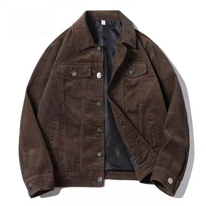 Veste Vintage Marron Homme