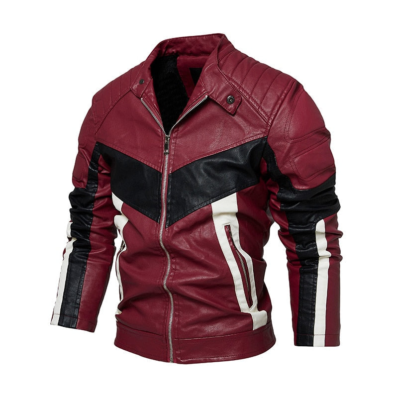 Veste Vintage Scooter en Cuir - Style et Confort intemporel