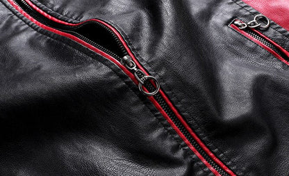 Veste Zippée Vintage en Cuir pour Hommes - Élégance et Robustesse