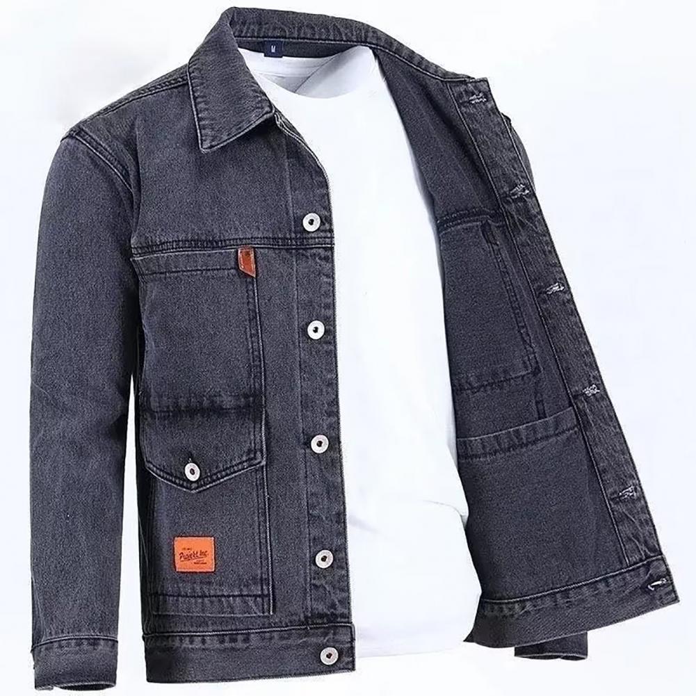 Veste en Jean Vintage pour Homme – Élégance Décontractée et Confort Durable