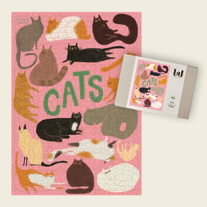 PUZZLE 1000 PIÈCES - CATS (CHATS)