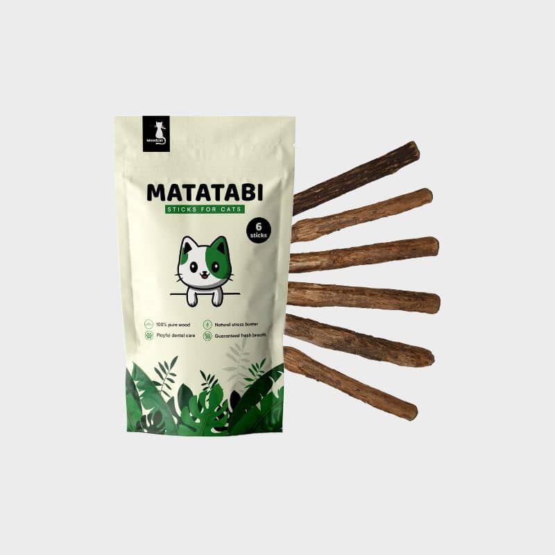 Sticchi di matatabi naturali per gatti - bustina di 6 (igiene dentale e stimolazione)