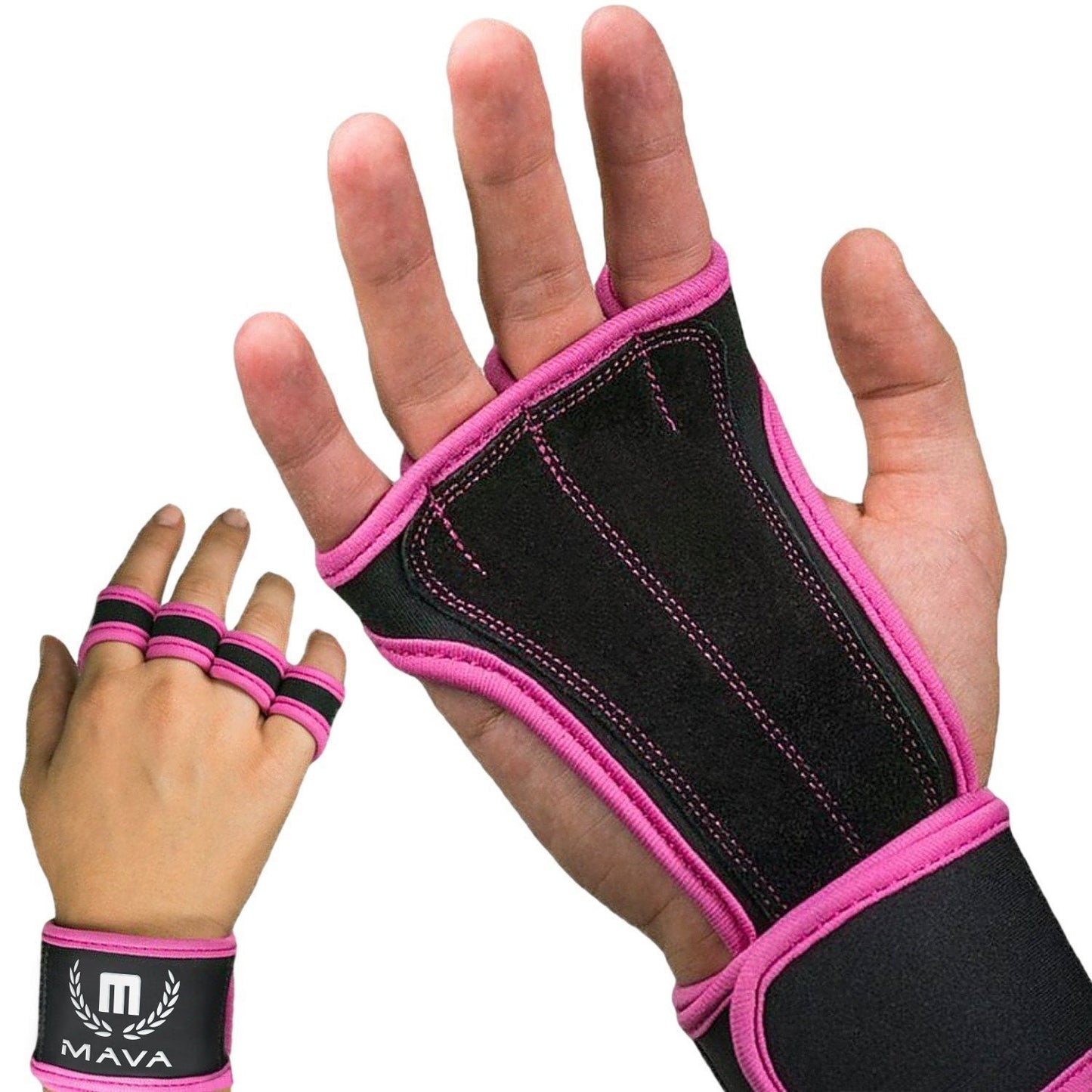 LEATHER PADDED GLOVES-Mava Sports