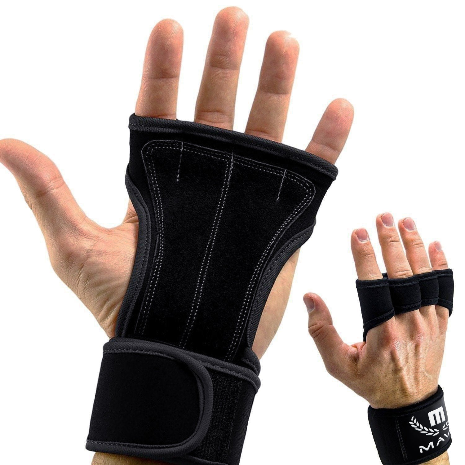 LEATHER PADDED GLOVES-Mava Sports