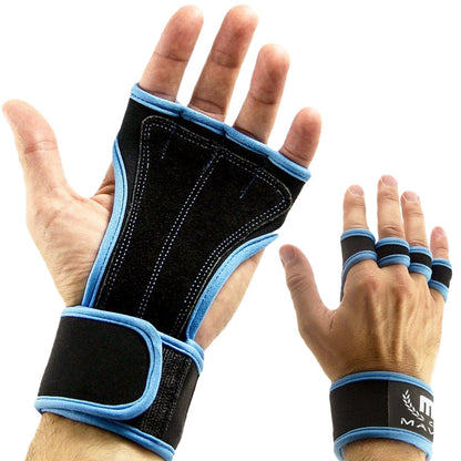 LEATHER PADDED GLOVES-Mava Sports