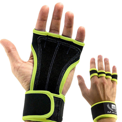 LEATHER PADDED GLOVES-Mava Sports