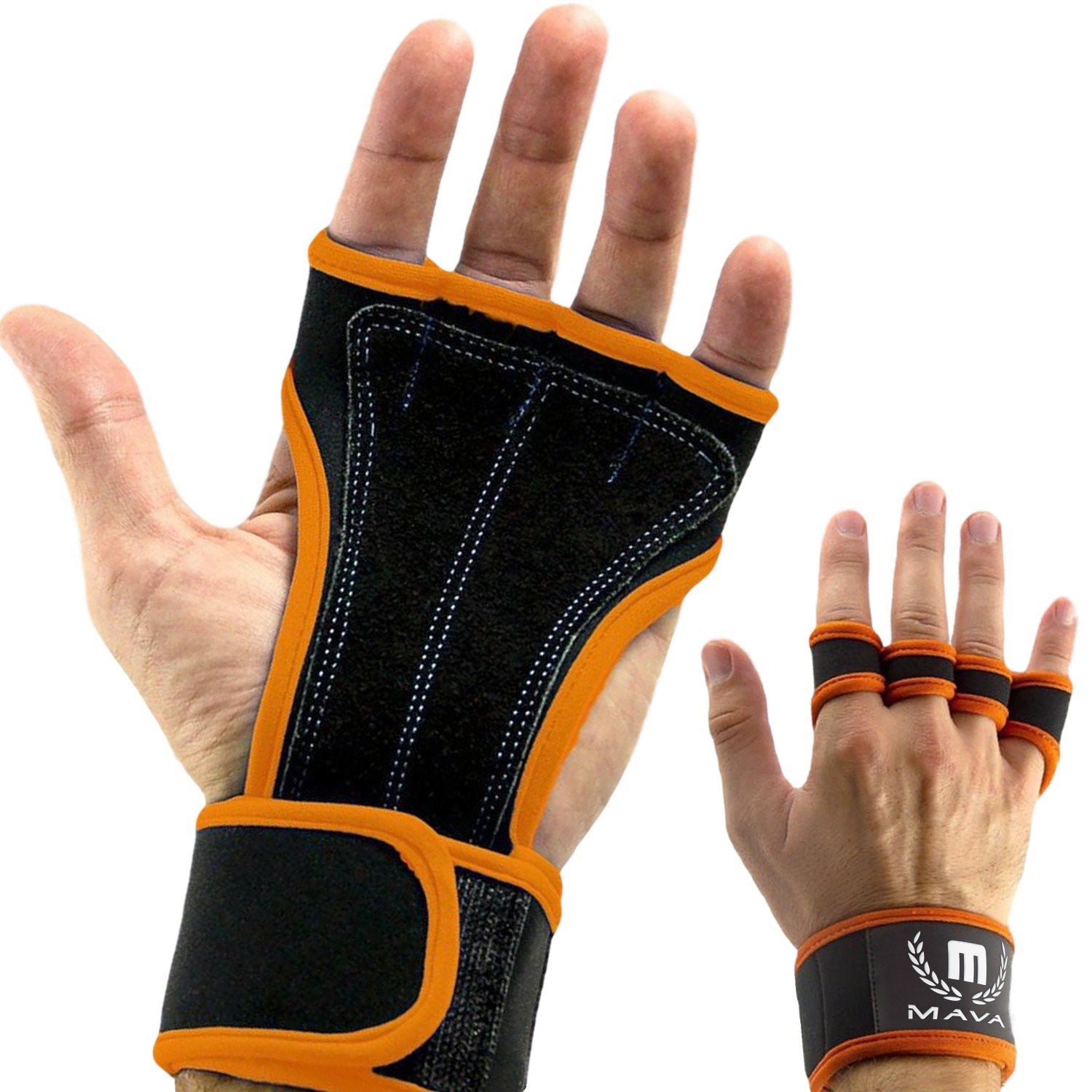 LEATHER PADDED GLOVES-Mava Sports