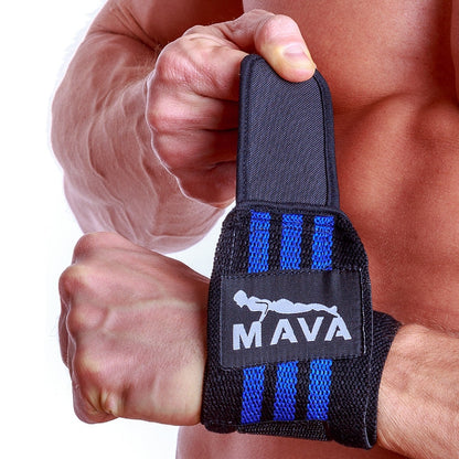 Mava® Wrist wraps, 14” 1Pair-Mava Sports