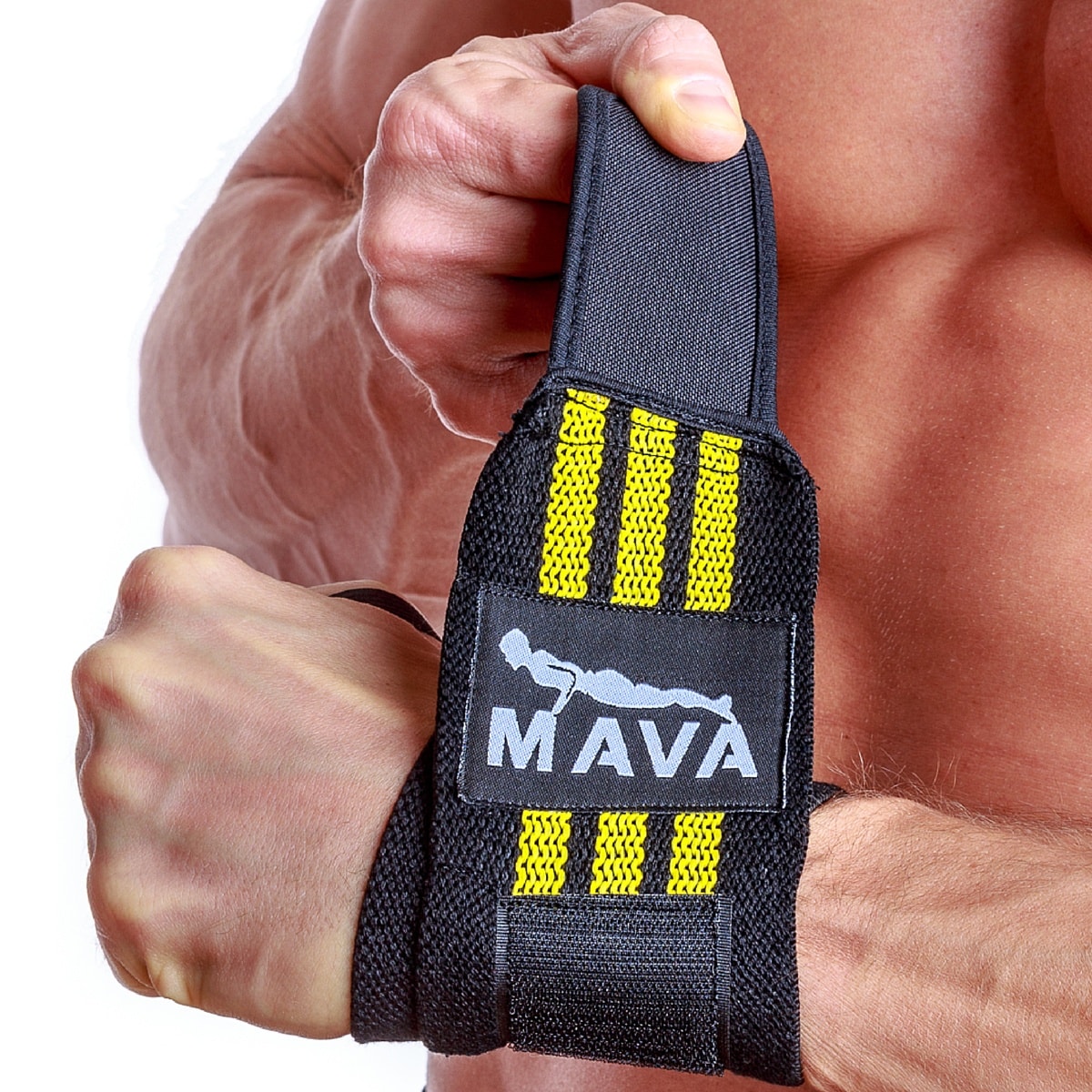 Mava Wrist Wraps 14" - Stabilité et Confort au Gym