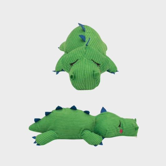 Silent Dog Toy in Plush - Crocodile med ohörbar couineur 🐊