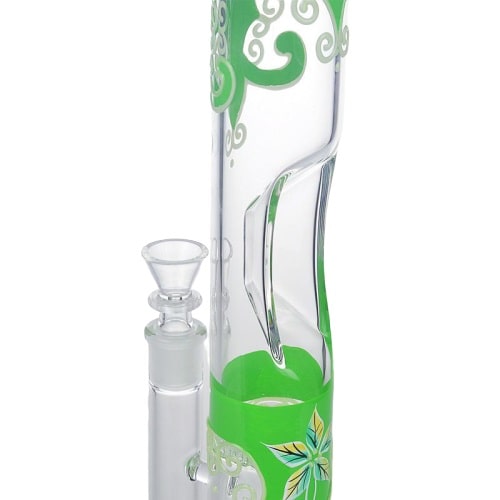 Bang en Verre Mystique 35 cm avec Double Percolateur et Système Ice